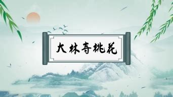 大桃花|白居易《《大林寺桃花》》白话译文、创作背景、赏析